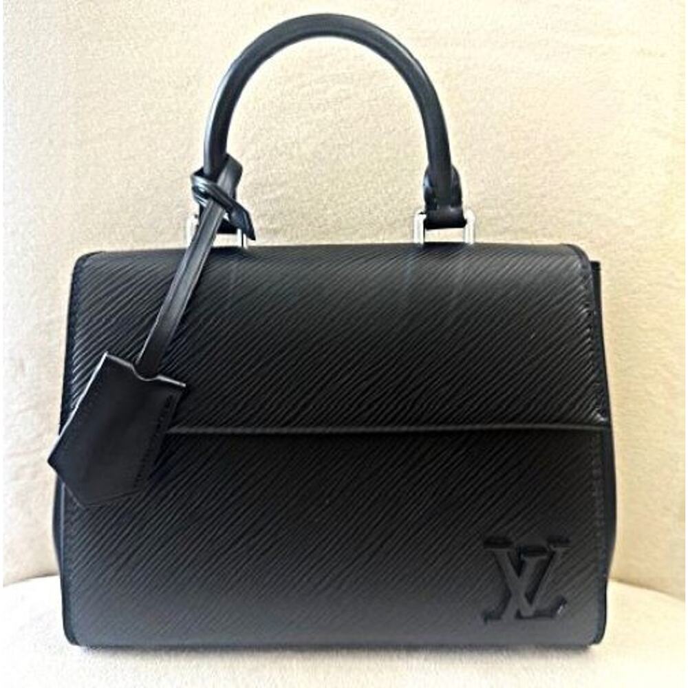 Louis Vuitton BLACK Mini Cluny Top Handle Bag Epi Leather Guitar Strap $3100 - Picture 3 of 15